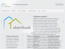Tablet Screenshot of elcertificador.com